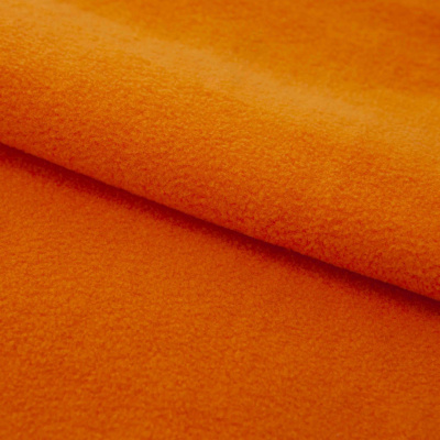Флис DTY 16-1358, 250 г/м2, шир. 150 см, цвет оранжевый - купить в Назрани. Цена 640.46 руб.