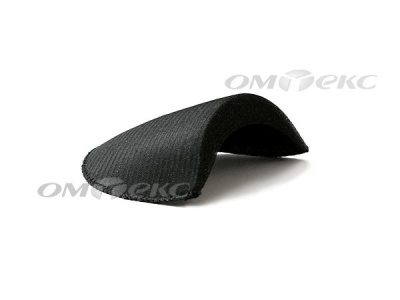 Плечевые накладки OВТ-10, обшитые, цвет чёрный - купить в Назрани. Цена: 17.64 руб.