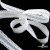 Резинка бельевая ажурная #6185, шир.16 мм, цв.белый - купить в Назрани. Цена: 13.72 руб.