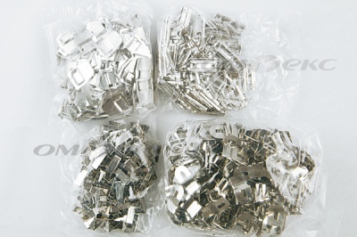 Крючки брючные 4 шипа "Стром" 144 шт. никель - купить в Назрани. Цена: 383.97 руб.
