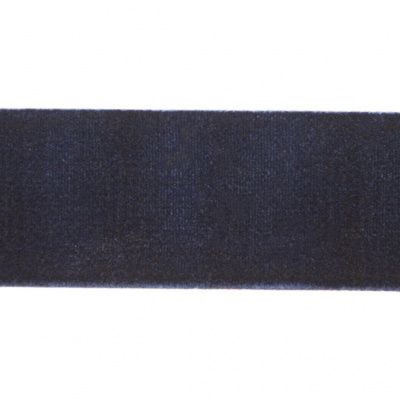 Лента бархатная нейлон, шир.25 мм, (упак. 45,7м), цв.180-т.синий - купить в Назрани. Цена: 800.84 руб.