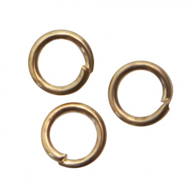 Кольцо  соединительное для бижутерии 4 мм, цв.-золото - купить в Назрани. Цена: 0.41 руб.