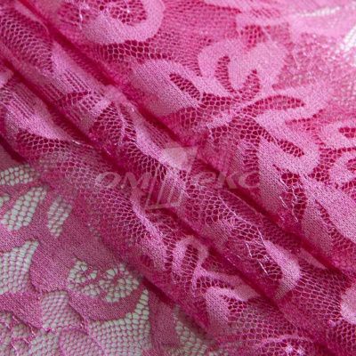 Кружевное полотно стрейч XD-WINE, 100 гр/м2, шир.150см, цвет розовый - купить в Назрани. Цена 1 851.10 руб.