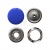 Кнопка рубашечная (закрытая) 9,5мм - эмаль, цв.168 - голубой - купить в Назрани. Цена: 4.77 руб.
