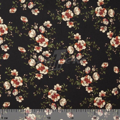 Плательная ткань "Фламенко" 3.1, 80 гр/м2, шир.150 см, принт растительный - купить в Назрани. Цена 239.03 руб.
