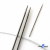 Спицы для вязания металлические d-2.5 мм круговые на тросике 53 см - купить в Назрани. Цена: 53.90 руб.
