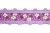Тесьма декоративная 0385-6169, шир. 25 мм/уп. 22,8+/-1 м, цвет 01-фиолетовый - купить в Назрани. Цена: 391.39 руб.