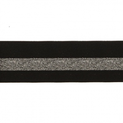 #2/6-Лента эластичная вязаная с рисунком шир.52 мм (45,7+/-0,5 м/бобина) - купить в Назрани. Цена: 69.33 руб.