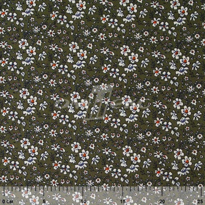 Плательная ткань "Фламенко" 11.2, 80 гр/м2, шир.150 см, принт растительный - купить в Назрани. Цена 259.21 руб.