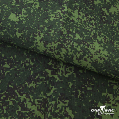 Униформ Рип Стоп 80/20 полиэфир/хлопок, 205 г/м2,  принтованный темно-зеленый, ВО, шир. 150 см - купить в Назрани. Цена 191.15 руб.