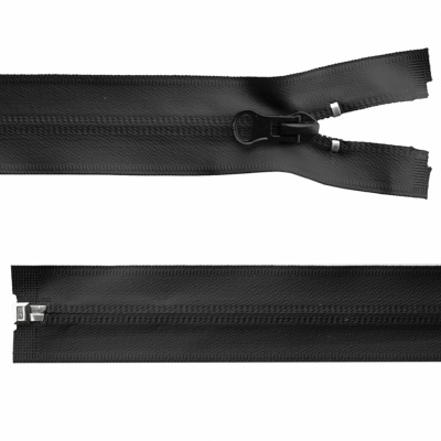Молния водонепроницаемая PVC Т-7, 100 см, разъемная, цвет чёрный - купить в Назрани. Цена: 61.89 руб.