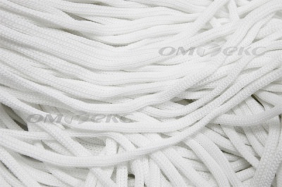 Шнур Т-02 (4с2) мелкое плетение 4мм 100 м белый - купить в Назрани. Цена: 2.50 руб.