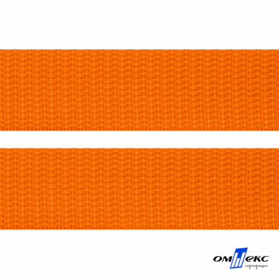 Оранжевый - цв.523 - Текстильная лента-стропа 550 гр/м2 ,100% пэ шир.50 мм (боб.50+/-1 м) - купить в Назрани. Цена: 797.67 руб.