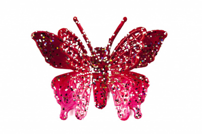 Бабочка декоративная пластиковая #10 - купить в Назрани. Цена: 7.09 руб.
