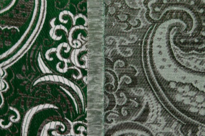 Ткань костюмная жаккард, 135 гр/м2, шир.150см, цвет зелёный№4 - купить в Назрани. Цена 441.94 руб.