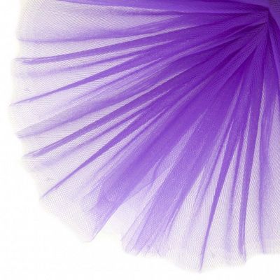 Фатин матовый 16-85, 12 гр/м2, шир.300см, цвет фиолетовый - купить в Назрани. Цена 96.31 руб.