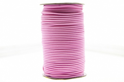 0370-1301-Шнур эластичный 3 мм, (уп.100+/-1м), цв.141- розовый - купить в Назрани. Цена: 459.62 руб.
