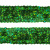 Тесьма с пайетками D4, шир. 20 мм/уп. 25+/-1 м, цвет зелёный - купить в Назрани. Цена: 778.19 руб.