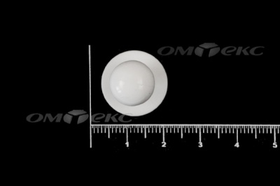 Пуговица поварская "Пукля", 10 мм, цвет белый - купить в Назрани. Цена: 2.28 руб.