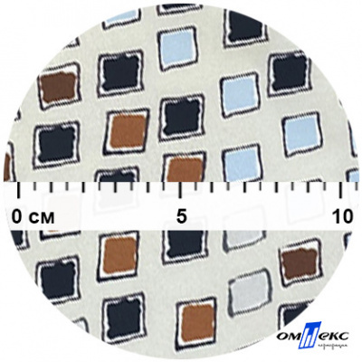 Плательный шёлк (сатин)  95% полиэстр 5% спандекс, 95 г/м2, шир.150см. принт #401(29) - альт2