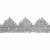 Тесьма металлизированная 0384-0240, шир. 40 мм/уп. 25+/-1 м, цвет серебро - купить в Назрани. Цена: 490.74 руб.