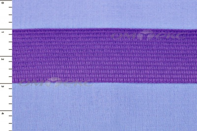 Окантовочная тесьма №0225, шир. 22 мм (в упак. 100 м), цвет фиолет - купить в Назрани. Цена: 271.60 руб.