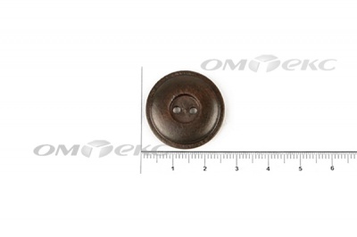 Пуговица деревянная круглая №54 (25мм) - купить в Назрани. Цена: 4.12 руб.