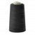 Нитки швейные 100% полиэстер 40/2, (3200 ярд), первый сорт, черные - купить в Назрани. Цена: 86.79 руб.