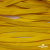 Шнур плетеный (плоский) d-12 мм, (уп.90+/-1м), 100% полиэстер, цв.269 - жёлтый - купить в Назрани. Цена: 8.62 руб.