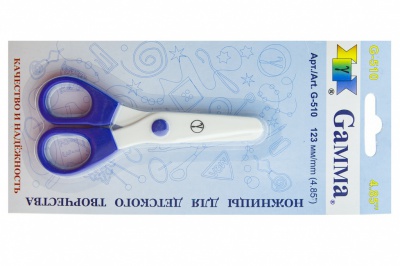 Ножницы G-510 детские 123 мм - купить в Назрани. Цена: 137.45 руб.