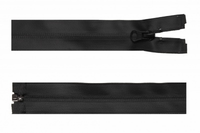 Молния водонепроницаемая PVC Т-7, 70 см, разъемная, цвет чёрный - купить в Назрани. Цена: 53.88 руб.
