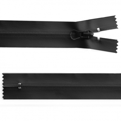 Молния водонепроницаемая PVC Т-7, 20 см, неразъемная, цвет чёрный - купить в Назрани. Цена: 21.56 руб.