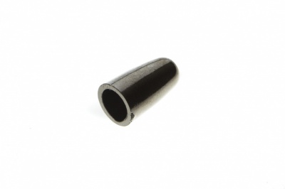 8100-Наконечник пластиковый под металл 15 мм-тем.никель - купить в Назрани. Цена: 2.45 руб.