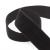 Лента бархатная нейлон, шир.25 мм, (упак. 45,7м), цв.03-черный - купить в Назрани. Цена: 800.84 руб.