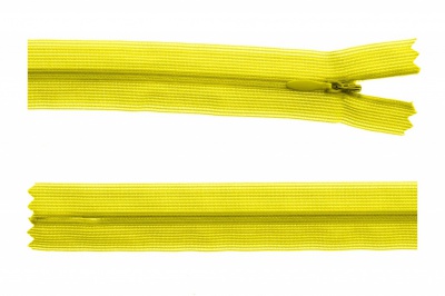 Молния потайная Т3 131, 20 см, капрон, цвет жёлтый - купить в Назрани. Цена: 5.12 руб.