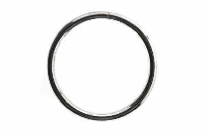 Кольцо металлическое №40 мм, цв.-никель - купить в Назрани. Цена: 4.45 руб.