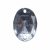 Стразы пришивные акриловые арт.#39/10 - "Кристал", 10х14 мм - купить в Назрани. Цена: 0.69 руб.
