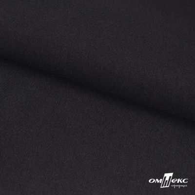 Трикотажное полотно "Монне" 100% полиэстр, 152см, 350 г/м2, чёрный, м - купить в Назрани. Цена 385 руб.