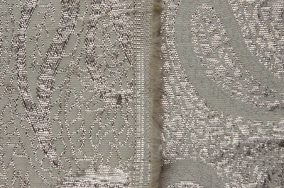 Ткань костюмная жаккард, 135 гр/м2, шир.150см, цвет белый№19 - купить в Назрани. Цена 441.94 руб.