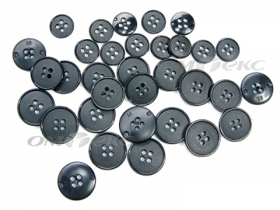 51926/15 мм (4 пр) черные пуговицы (брючные) - купить в Назрани. Цена: 1.50 руб.
