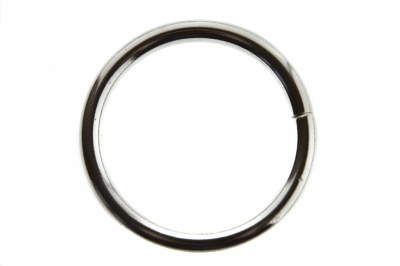 Кольцо металлическое d-38 мм, цв.-никель - купить в Назрани. Цена: 4.89 руб.
