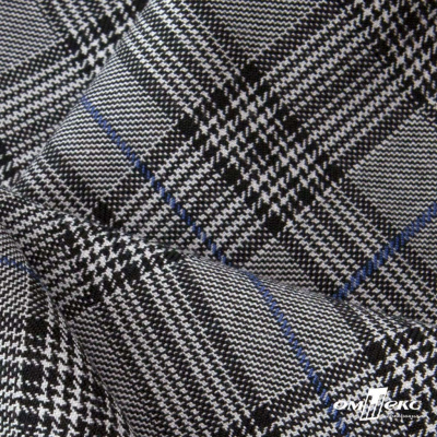 Ткань костюмная "Клер" 80% P, 16% R, 4% S, 200 г/м2, шир.150 см,#3 цв-серый/синий - купить в Назрани. Цена 412.02 руб.