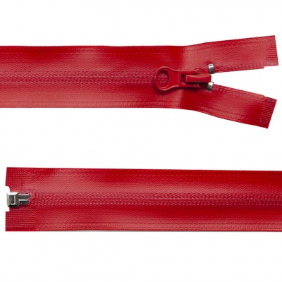 Молния водонепроницаемая PVC Т-7, 90 см, разъемная, цвет (820) красный - купить в Назрани. Цена: 61.18 руб.