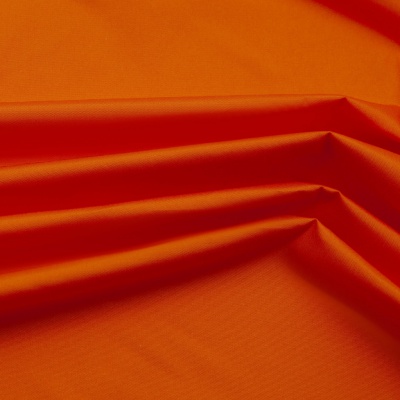 Поли понж (Дюспо) 17-1350, PU/WR, 65 гр/м2, шир.150см, цвет оранжевый - купить в Назрани. Цена 82.93 руб.