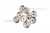 Кнопки пришивные 30 мм никель - купить в Назрани. Цена: 18.68 руб.