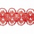 140-Кружево капрон 15мм цв.13-красный - купить в Назрани. Цена: 4.21 руб.