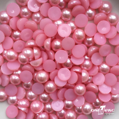 0404-5146В-Полубусины пластиковые круглые "ОмТекс", 10 мм, (уп.50гр=175+/-3шт), цв.101-св.розовый - купить в Назрани. Цена: 64.11 руб.