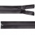 Молния водонепроницаемая PVC Т-7, 60 см, разъемная, цвет (301) т.серый - купить в Назрани. Цена: 49.39 руб.