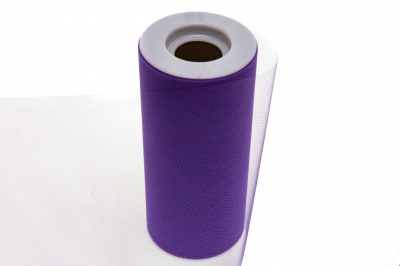 Фатин в шпульках 16-85, 10 гр/м2, шир. 15 см (в нам. 25+/-1 м), цвет фиолетовый - купить в Назрани. Цена: 101.71 руб.