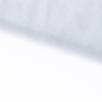 Трикотажное полотно Тюль Кристалл, 100% полиэфир, 16-01/белый, 15гр/м2, шир.160см. - купить в Назрани. Цена 129.70 руб.